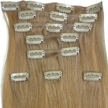 Load image into Gallery viewer, Iced Latte Human Hair Clip-In Extensions