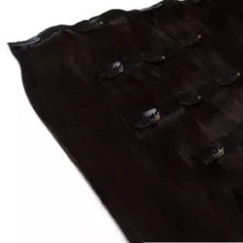Load image into Gallery viewer, Espresso Human Hair Clip-In Extensions