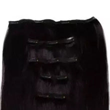Load image into Gallery viewer, Midnight Human Hair Clip-In Extensions
