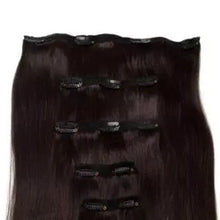 Load image into Gallery viewer, Espresso Human Hair Clip-In Extensions