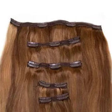 Load image into Gallery viewer, Choc Caramel Melt Human Hair Clip-In Extensions
