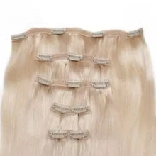 Load image into Gallery viewer, Vanilla Human Hair Clip-In Extensions
